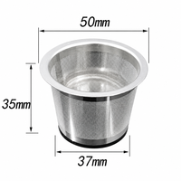 Filtre à café réutilisable en acier inoxydable 304, panier filtrant portable étanche en métal, infuseur à thé à mailles fines avec poignée, plusieurs tailles, Hebei