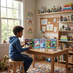Mini kit de laboratoire, jouet d'expériences scientifiques DIY pour enfants de 6 à 12 ans - Product Image 1
