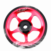 Roue facile de vélo pliant pour Brompton alliage d'aluminium CNC Easywheel ultra-léger roulement scellé roues pousseuses pièces de cyclisme