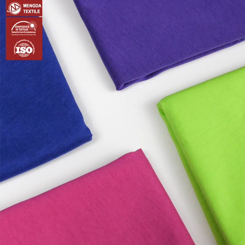 40s Органическая 100 хлопчатобумажная ткань для футболки