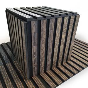 Decorazione murale Akupanel 3D design interno pannello acustico in legno fonoisolamento pannelli acustici - Product Image 6