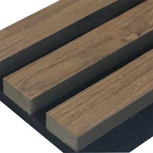Samples Akupanel Wood Slats Acoustic Panel for Wall Decor Sound-Absorbing 3D Model for Studios-Factory Sample Price - Product Image 3