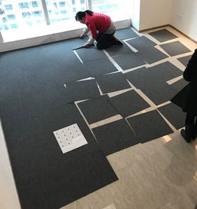 La taille et la couleur du tapis en boucle de nylon peuvent être personnalisées pour les salons et les bureaux. - Product Image 2