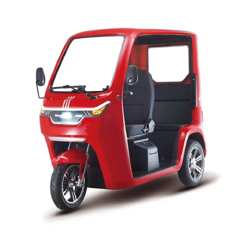 OEM Semi-closed Electric Adult Tricycle for Carry Passenger Commercial Motorized Vehicle with CE Certification