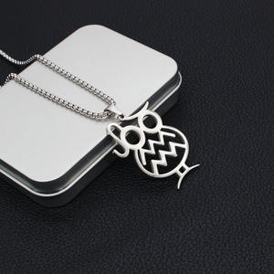 Collier de basket-ball de rue Hip Hop en acier inoxydable pour homme par Star Chris <span class=keywords><strong>Paul</strong></span> Style géométrique vintage classique pour cadeau - Product Image 6