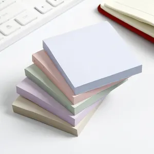 Notas adesivas notas adesivas 10 cores, impressão de logotipo personalizado, tamanho personalizado 3x3 polegadas