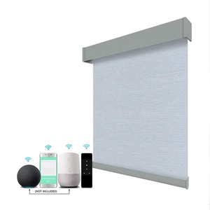 Persianas opacas <span class=keywords><strong>Google</strong></span> WiFi Alexa <span class=keywords><strong>App</strong></span> Control remoto Persianas inteligentes Persianas enrollables motorizadas para ventana hechas en China - Product Image 1