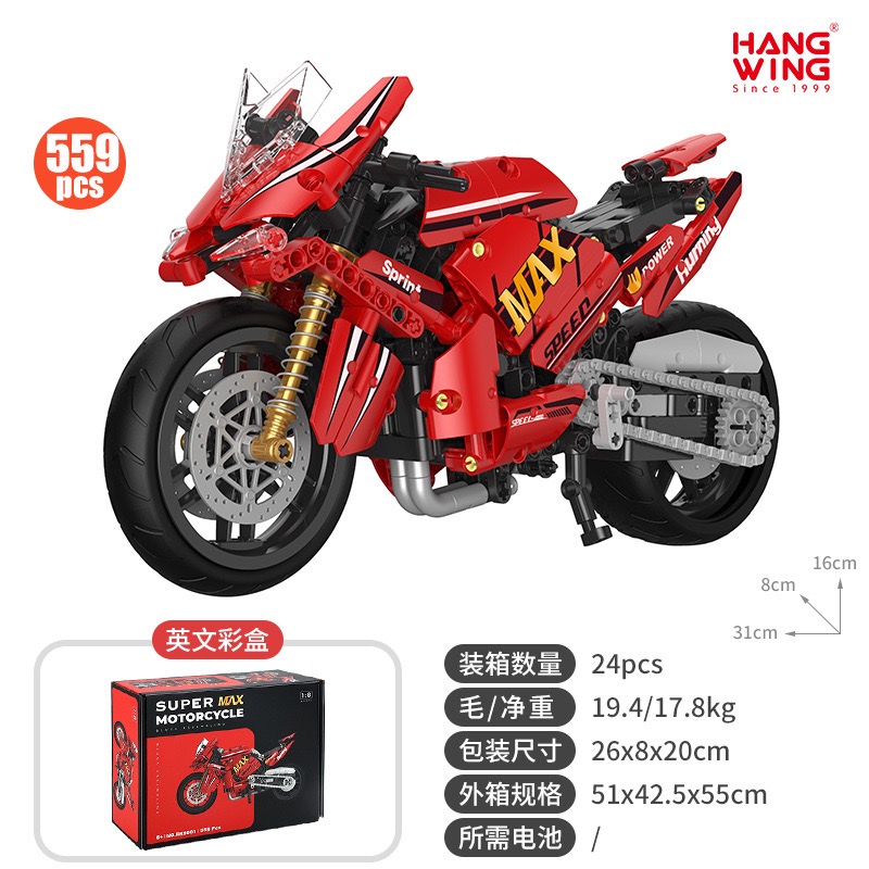 1:8 Ducati Motocicleta 559PCS