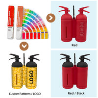 Pochette à friandises pour chien en silicone personnalisée avec distributeur de sacs à déjections intégré, support portable 2-en-1 pour friandises et sacs à déjections pour fixation au laisse