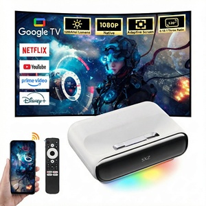 Sistema de Cine <span class=keywords><strong>en</strong></span> Casa 2026 Nestest Oficial Certificado por Google-TV, 1200ANSI Full HD 1080P 4K, Proyector Láser de 3 Colores, Compatible con 3D - Product Image 1