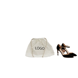 Bolsa de Regalo de Algodón de Lujo con Logotipo Personalizado para Bolsos, Sombreros, Gorras, Zapatos, Monederos, Ropa Interior, Bolsa Antipolvo con Cordón - Product Image 1