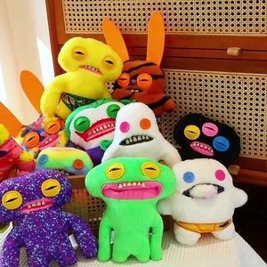 Pendentif monstre mignon, <span class=keywords><strong>dent</strong></span> funky, poupée monstre moche, grandes dents, monstres à pousses, anniversaire, peluche en coton PP super douce, anti-stress - Product Image 1