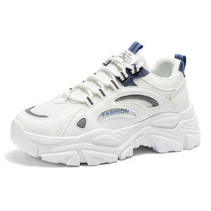 Nouvelles baskets blanches respirantes tendance printemps/été 2026, style plateforme, décontractées, sportives, idéales pour la marche - Product Image 5