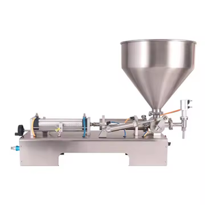 Automatic Horizontal Single Nozzle Filling Machine for Beverage for Plastic Bottles for Liquid <b>Tomato</b> Sauce Peanut Butter Thick - Product Image 4