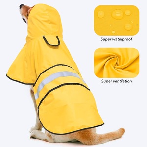 Dog Waterproof <strong>Raincoat</strong> Poncho for Small/Large Dogs Solid Pattern XS Size Eco-Friendly <strong>Nylon</strong> Material - Product Image 3