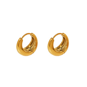 Cuff Earrings Gold Plated Zinc Alloy Geometric Design For Women Fashion Jewelry - Product Image 5