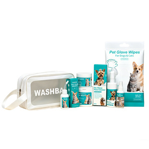 Kit de toilettage professionnel <span class=keywords><strong>pour</strong></span> animaux de compagnie 6 en 1, ensemble cadeau de nettoyage <span class=keywords><strong>pour</strong></span> animaux de compagnie de luxe, nouveau pack de démarrage essentiel <span class=keywords><strong>pour</strong></span> chiots, <span class=keywords><strong>pour</strong></span> chats - Product Image 1