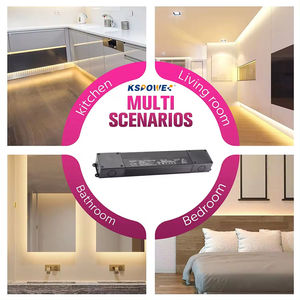 Driver LED Dimmer Tipe 2 Tahan Air IP65 120W 12V DC 0-10V 40mm 100-277V 1150MA 2100MA 8.33A Casing Aluminium Garansi 5 Tahun LED - Product Image 6