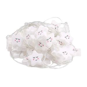 Креативное Белое Облако Звездная гирлянда Радужная подвесная Водонепроницаемая светодиодная гирлянда для украшения дня рождения спальни - Product Image 4