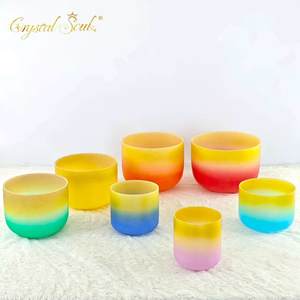 Crystal Soul Kit de terapia de sonido Baño de sonido Cuencos de Canto de cristal Paso perfecto Octava personalizada - Product Image 5