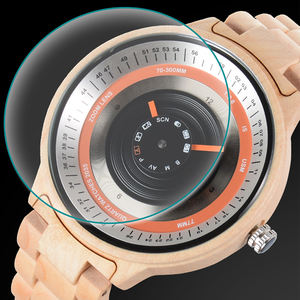 <span class=keywords><strong>Novità</strong></span> Design Quality Luxury Branded Logo Men Rainbow Colorful Quartz <span class=keywords><strong>orologi</strong></span> da polso orologio unico in legno di bambù - Product Image 6
