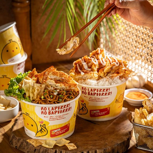 Usa e getta da portare via scatola di Noodle cinesi scatola di riso porta via contenitore scatola di imballaggio pranzo pollo fritto Popcorn consegna - Product Image 5