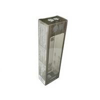 Boîte pliante en plastique PET transparente personnalisée, boîte d'emballage rectangulaire en PET transparent pour tube de dentifrice, soins bucco-dentaires, impression de logo personnalisée