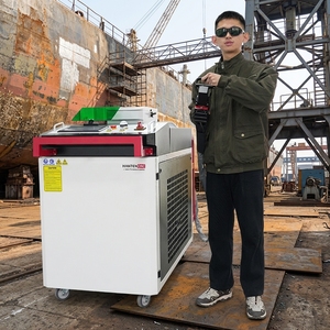 Máquina de Limpieza Láser de 6000W para Eliminación de Óxido en Astilleros, Mantenimiento de Barcos y Restauración de Equipos Marinos - Product Image 1