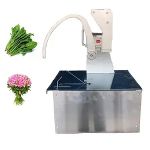 स्वचालित फूल सब्जी अगरबत्ती धूप छड़ी के साथ लोचदार रस्सी धागा दीर्घकाय bundling बाध्यकारी बांधने की मशीन