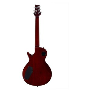 Guitare électrique Amber Burst, corps plein, dos et côtés en érable, micros humbucker, longueur de la échelle 628 mm - Product Image 2