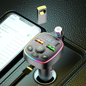 Émetteur <span class=keywords><strong>FM</strong></span> <span class=keywords><strong>Bluetooth</strong></span> Q11 Mains Libres Radio de <span class=keywords><strong>Voiture</strong></span> Modulateur Lecteur MP3 USB <span class=keywords><strong>Adaptateur</strong></span> de Charge Rapide pour <span class=keywords><strong>Voiture</strong></span> Lecteur MP3 - Product Image 5