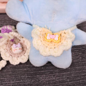 Custom DIY <b>Doll</b> Trade Fashion Crochet Mini Baby <b>Dolls</b> Bib Cartoon Mini Knit <b>Dolls</b> Mini Baby Bib - Product Image 3