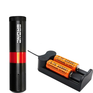Kabelloser Bronc Edelstahl Permanent-Tattoo-Stift für Körper-<span class=keywords><strong>Tattoos</strong></span> & mit zwei Akkus, rotierend, mit kabelloser Ladung 5-10V - Product Image 1