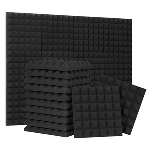 Panneaux acoustiques en mousse Yueyiju en gros pour la décoration de bureaux et bâtiments, en polyuréthane, NRC élevé 0.8, ignifuges et écologiques - Product Image 4