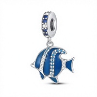 2025 meilleur commentaire bricolage collier à breloques mignon émail breloque pour la fabrication de bijoux Bracelet avec coquillage pendentif poisson breloque chaîne cadeau