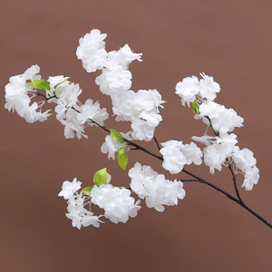 AF15902 New Sakura Flower Long Stem White Pink Artificial Cherry Blossom Flowers <strong>Branches</strong> <strong>for</strong> Wedding <strong>Decoration</strong> - Product Image 3