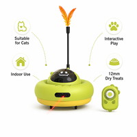 Accessoires pour chats en gros : Jouet interactif papillon pour chat avec 3 modes de jeu, lumière laser rotative à 360° pour usage domestique