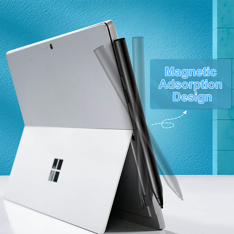 D-образная сенсорная ручка 4096 чувствительная к давлению, совместима с Surface Pro 8 и Pro 7/Studio ноутбука, стилус для отвода пальмы