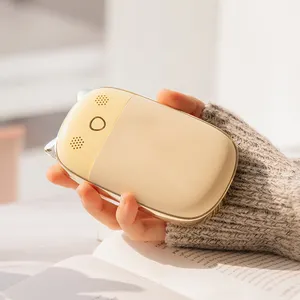 Portable Mini Saku Tangan Penghangat 10000 MAh Power Bank Berbicara Tangan Hangat