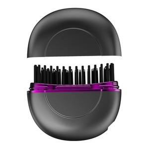 <b>Hot</b> Sale Travelling Cordless Hair Straightener Brush Rechargeable Straightening Brush for Women and Girls - Product Image 1
