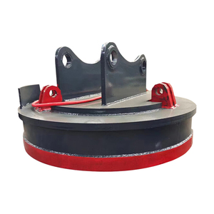Mandrin électromagnétique de levage pour la manutention de ferraille ronde, aimant de levage pour ferraille électrométallique, mandrin de levage pour excavatrice - Product Image 1