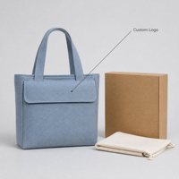 Bolsa de Lona con Solapa y Logotipo Personalizado para Portátil, Viajes y Uso Diario