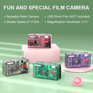 <span class=keywords><strong>Holga</strong></span> 135SC Factory, Cámara de Película Reutilizable de 35 mm, Flash Integrado, Plástico, Vintage, Profesional, Retro, para Niños/Fiestas/Bodas - Product Image 3