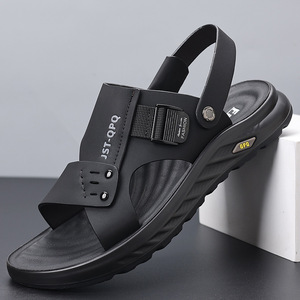 Sandales décontractées d'été pour hommes JST QPQ, semelle plate et souple, kaki, noir, gris, tailles 40 41 42 43 44 45 46 47 48 49 50 - Product Image 2