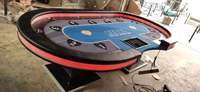 Table de Poker de haute qualité avec LED RGB, en tissu sur mesure, avec votre logo et différentes couleurs