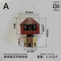 Nouveau conteneur en métal Gapless Turn Lock pièces de remorque raccords industriels connecteur de support d'angle