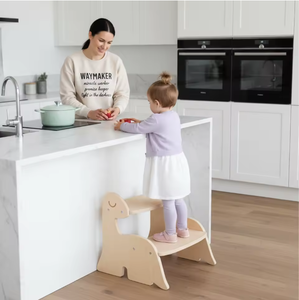 Hot-selling In-stock Baby Dinosaur Modern Portable Kitchen and <strong>Bathroom</strong> <strong>Stools</strong> Made of High-quality Basswood Plywood - Product Image 2