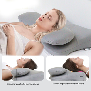 Pasangan Retro memori busa dukungan leher bantal tidur anti-decubitus & anti-mendengkur untuk perawatan tidur atau penggunaan Hotel - Product Image 2