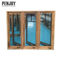 Ventana Abatible de Aluminio y Madera PENJOY, Resistente, con Aislamiento Térmico y Acústico, para Baño