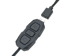 Концентратор QiuzAim ARGB с беспроводным пультом дистанционного управления для 5 В <span class=keywords><strong>3</strong></span>-контактных светодиодных лент и вентиляторов для ПК с большим удаленным расстоянием - Product Image 3